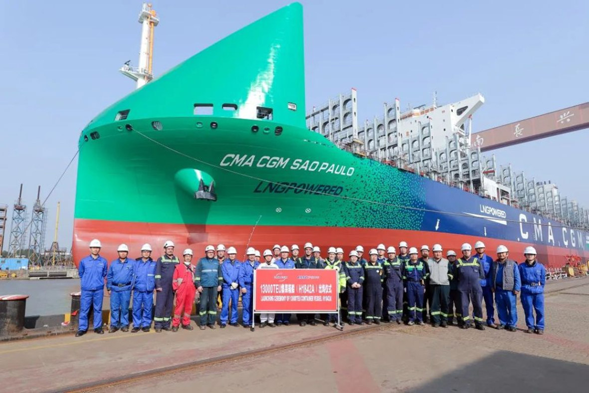 Latest LNG Powered Containership Handed Over To CMA CGM Ships Monthly