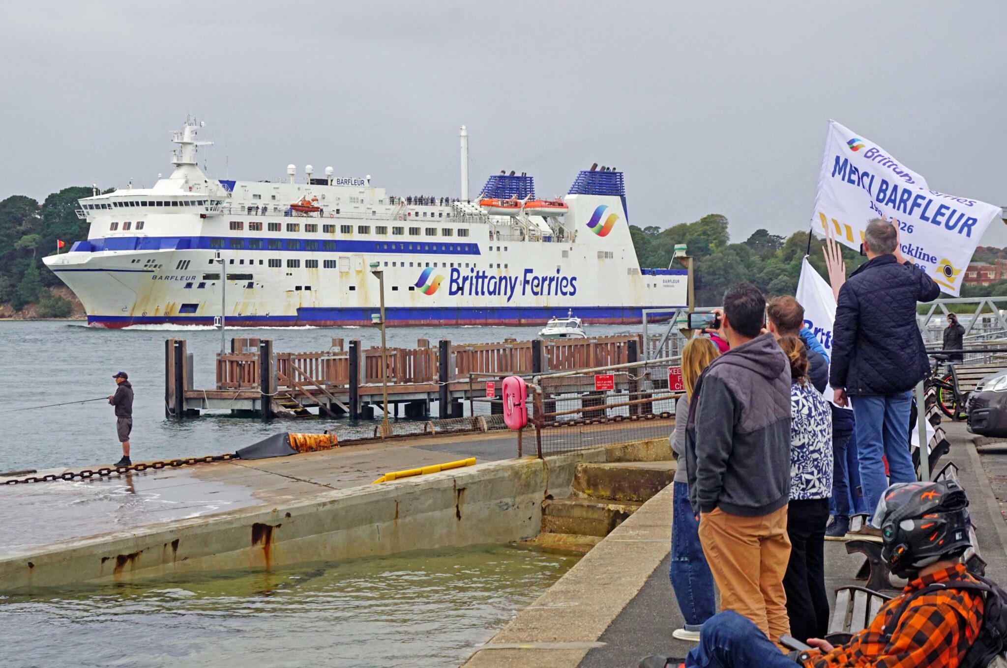 End of an era as Barfleur departs Poole for the final time - Ships Monthly