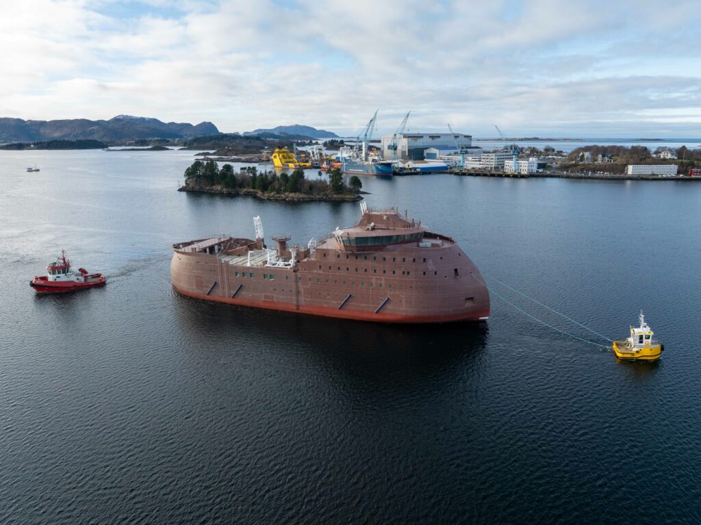 The construction of the next CSOV for BS Offshore starts at Ulstein Verft