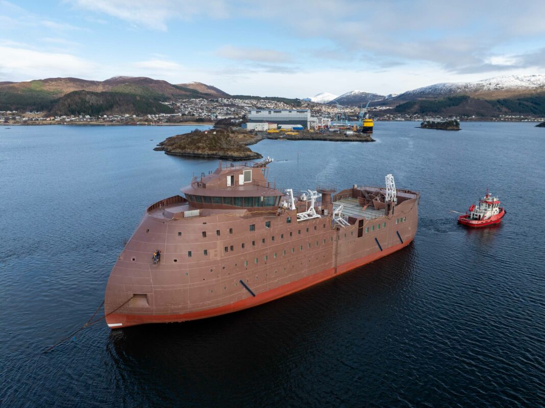 The construction of the next CSOV for BS Offshore starts at Ulstein Verft