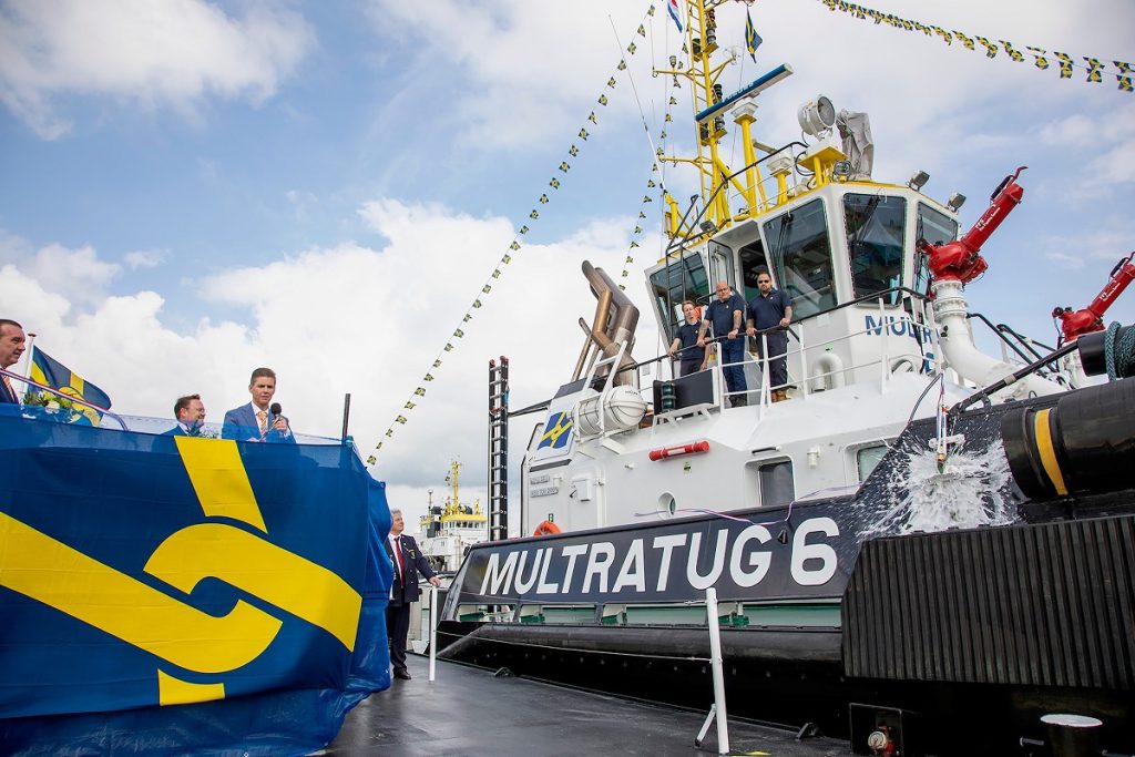 Multraship names two Damen tugs in Terneuzen - Ships Monthly