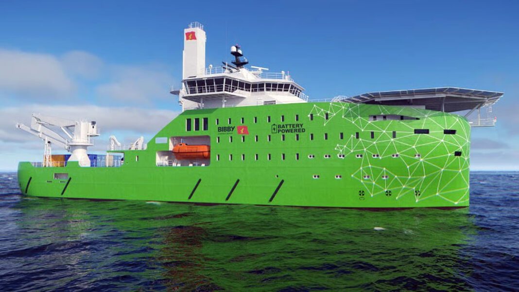 Keel laying for Bibby Marine’s first hybrid-electric CSOV