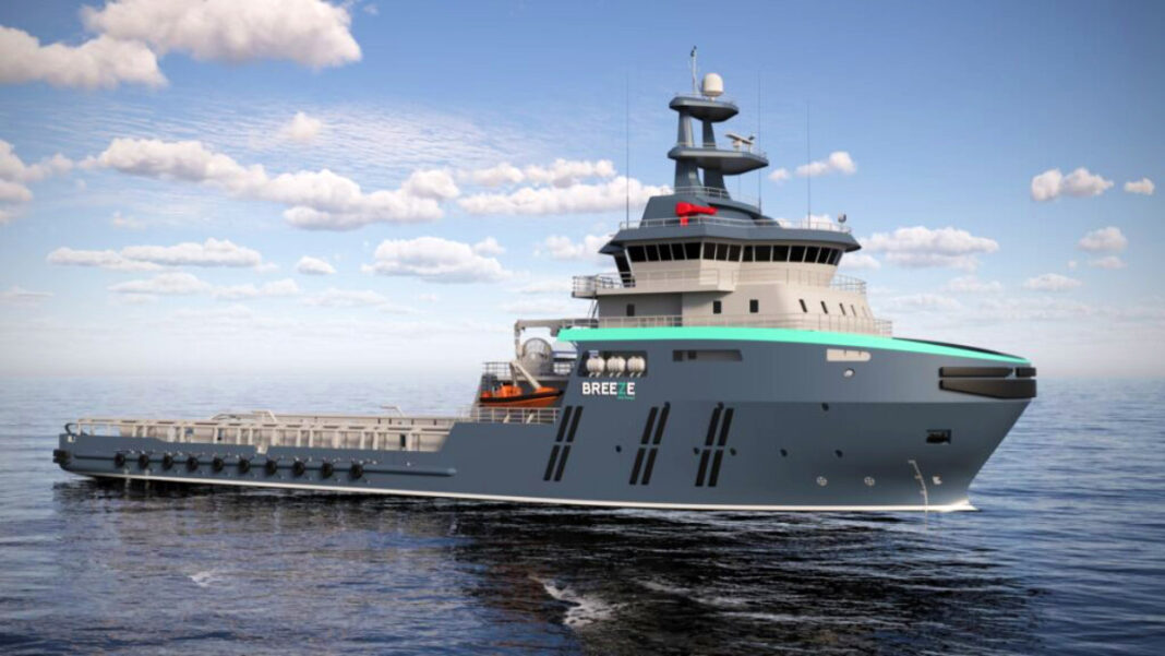 Breeze Ship Design contracted for newbuild AHTS by Chinese shipyard