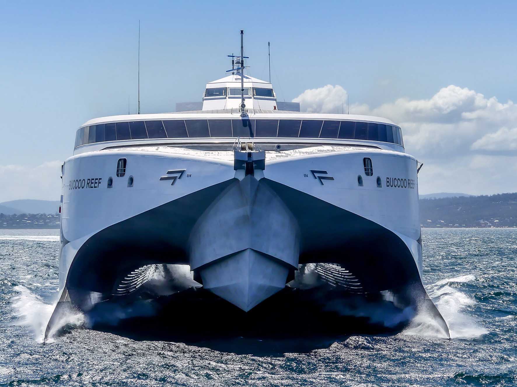 Incat delivers large new fast ferry to Trinidad and Tobago