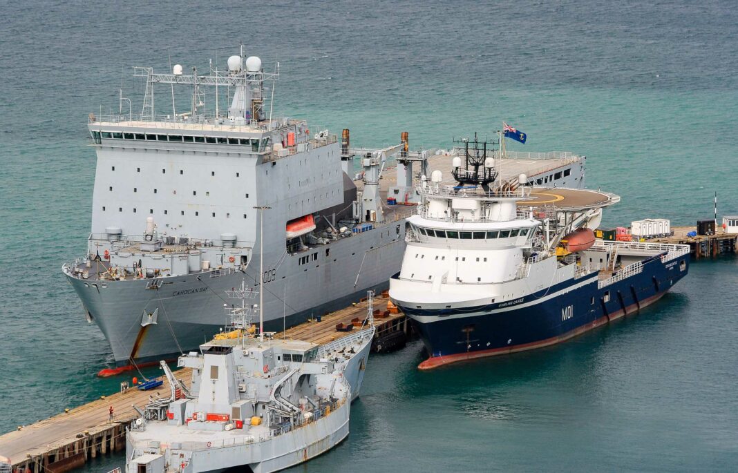 Cardigan Bay currently in the media also in the photo Stirling Castle and TRITON.