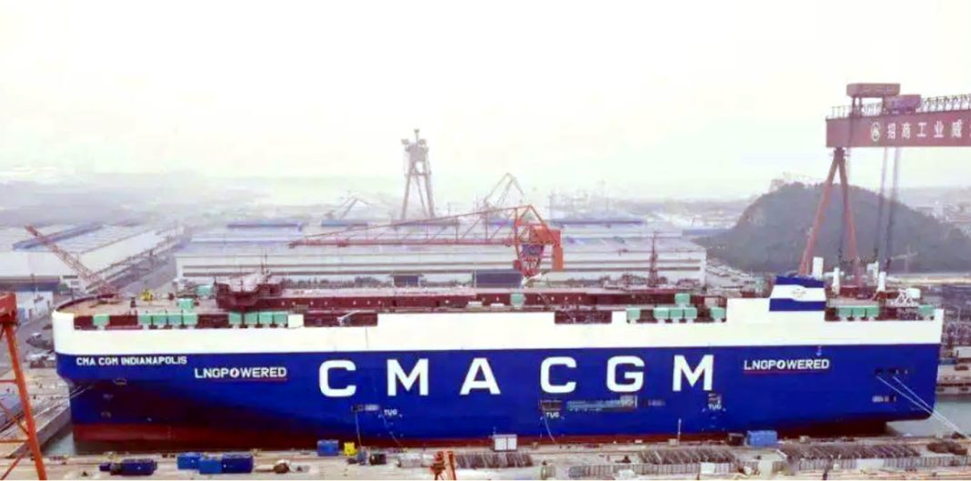 First Car Carrier for CMA CGM Completes Construction in China