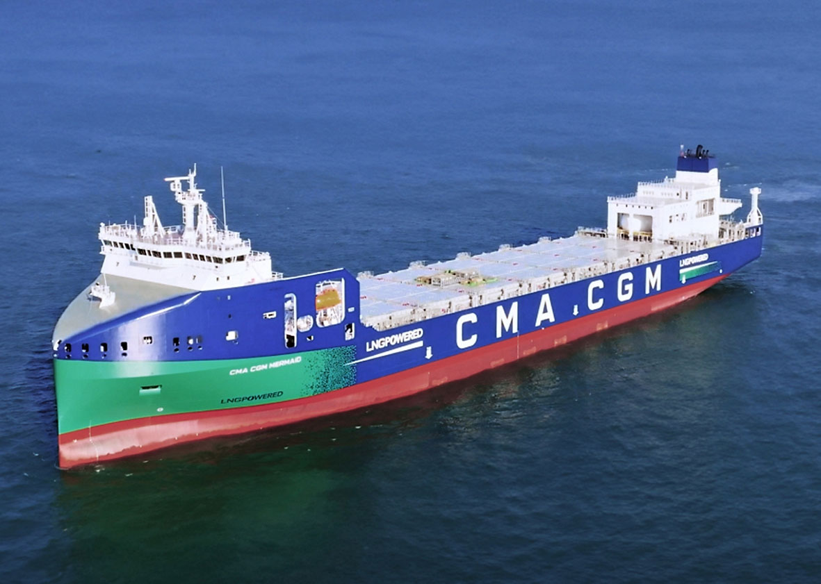 First in a series of 10 container ships for CMA CGM | Ships Monthly