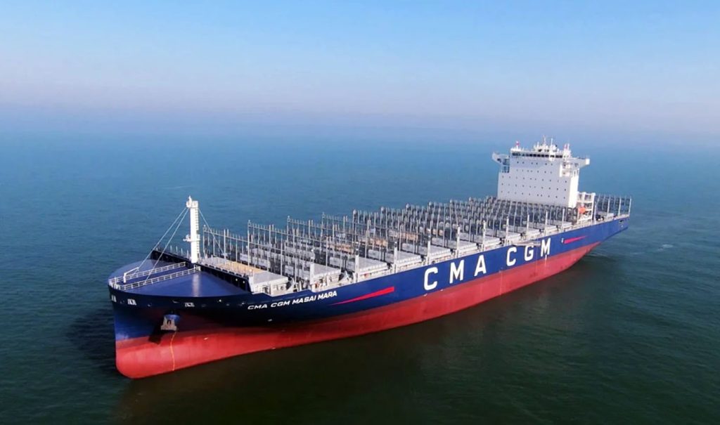 Ammonia-ready CMA CGM Masai Mara delivered - Ships Monthly
