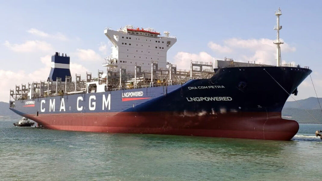 CMA CGM Launches First of Six LNG-Powered Container Ships