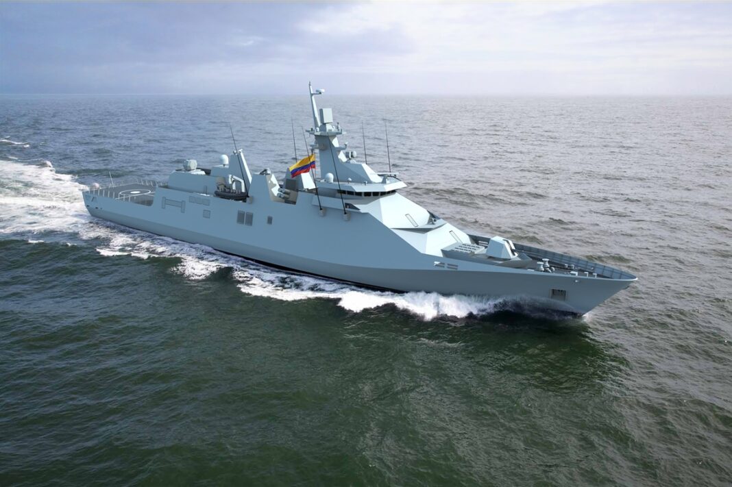 Damen Naval signs contract for new frigate for Colombia