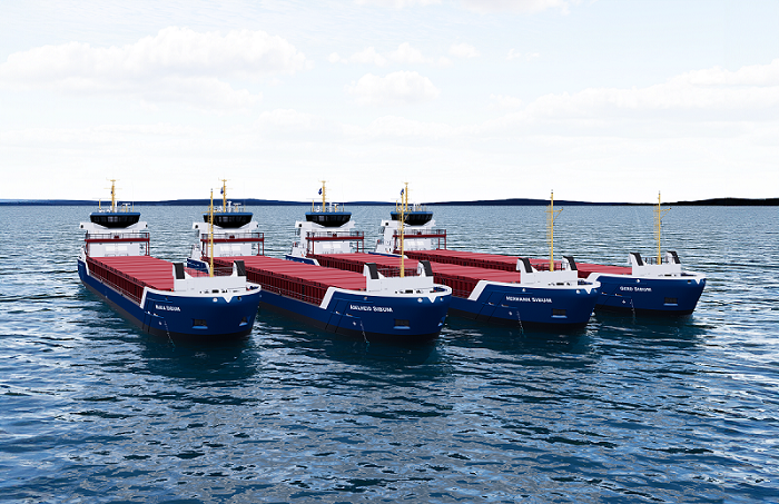 Four Damen Combi Freighter 3850s ordered by Reederei Bernd Sibum