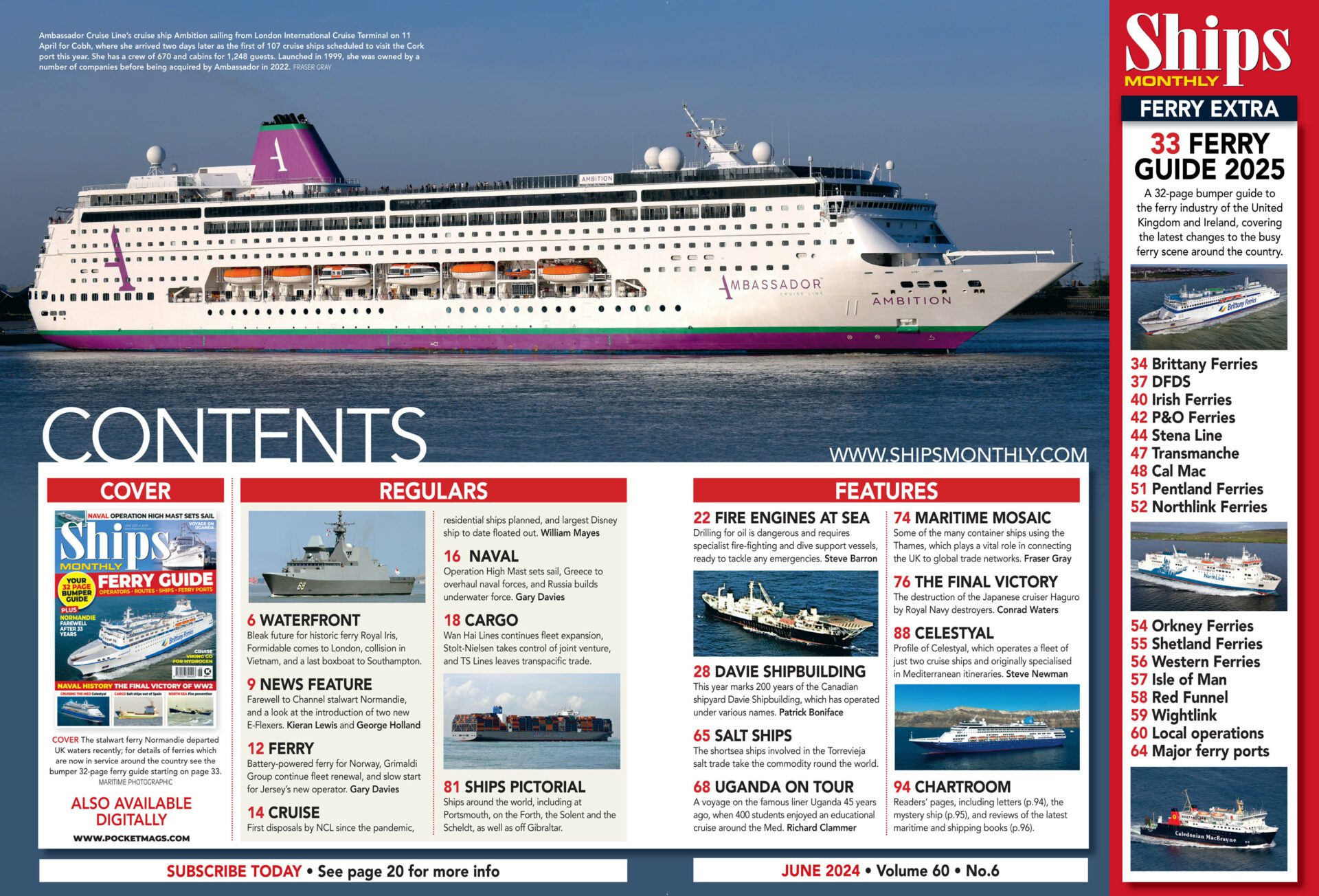 Ship Owner Magazine Latest issue of Ships Monthly out now - a bumper magazine! - Ships Monthly