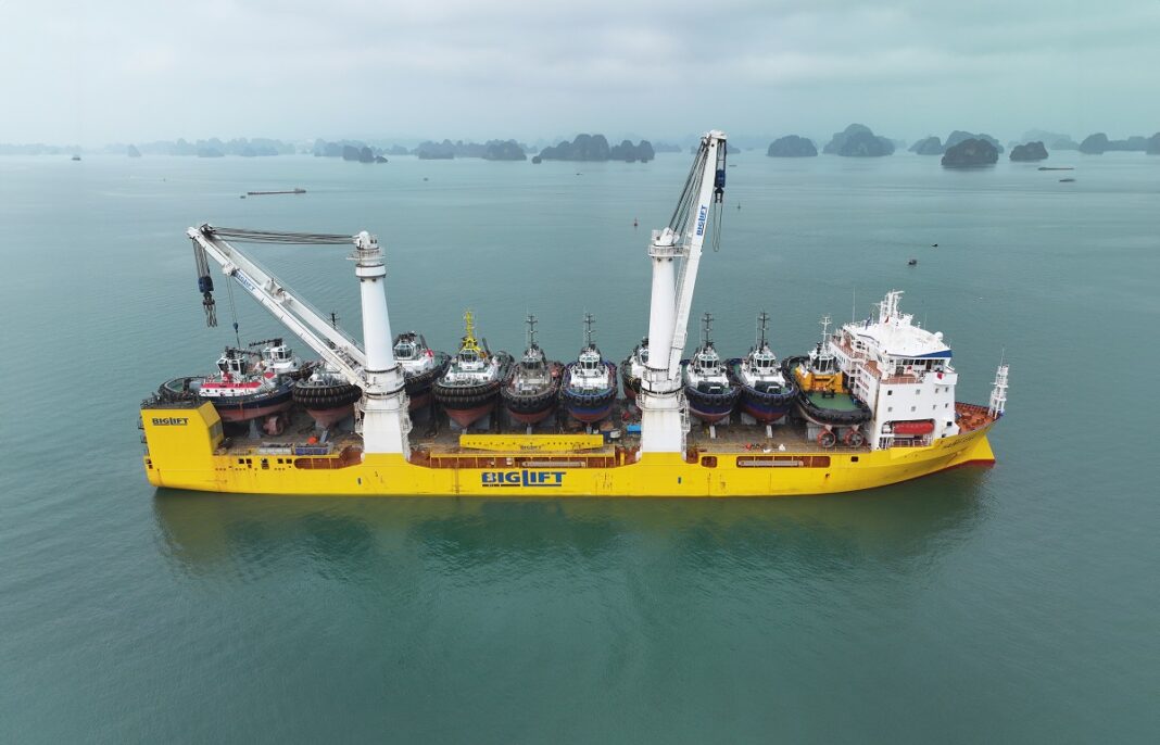 Damen Shipyards teams up with BigLift to bring11 tugs to Europe