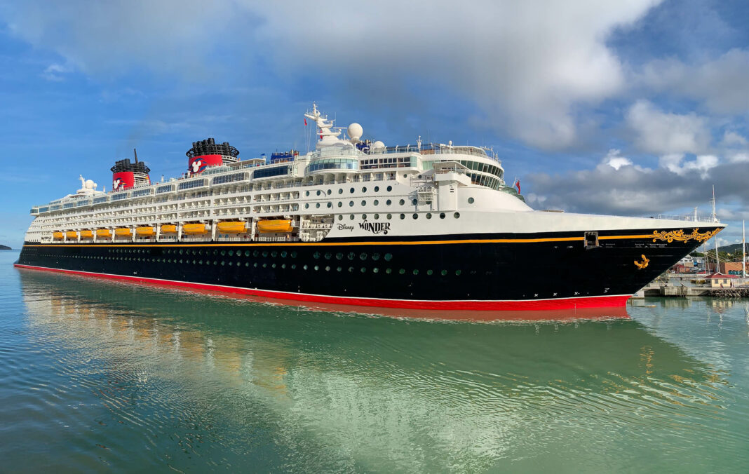 Disney Wonder at Antigua