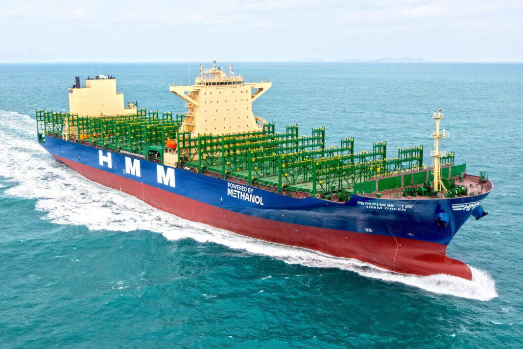 South Korea's HMM has taken a significant step toward sustainable shipping with the delivery of its first methanol-powered containership, HMM Green.