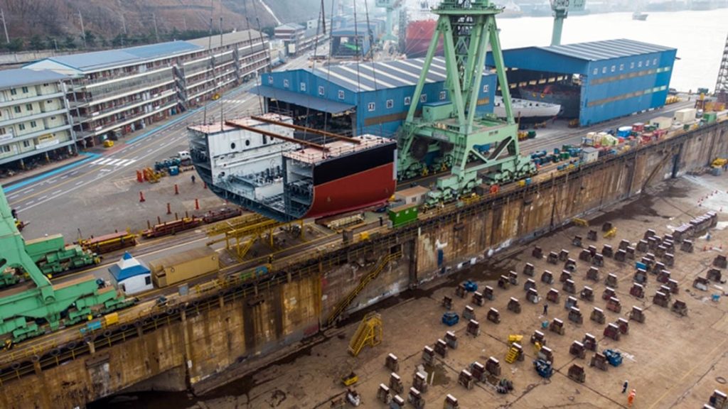 Momentous moment in South Korea as keel laid for new Manx Flagship ...