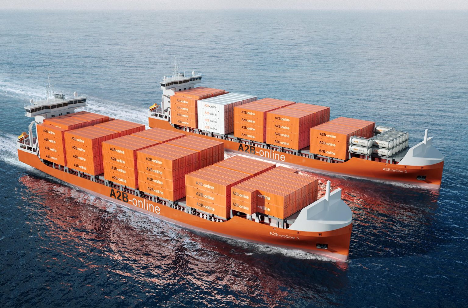 Gallery Detail: A2B Online To Build Two Environmentally Friendly Container Vessels