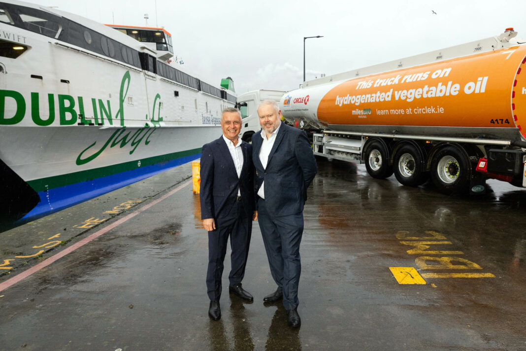 Irish Ferries moves to sustainable HVO on the Dublin - Holyhead route with the Dublin Swift