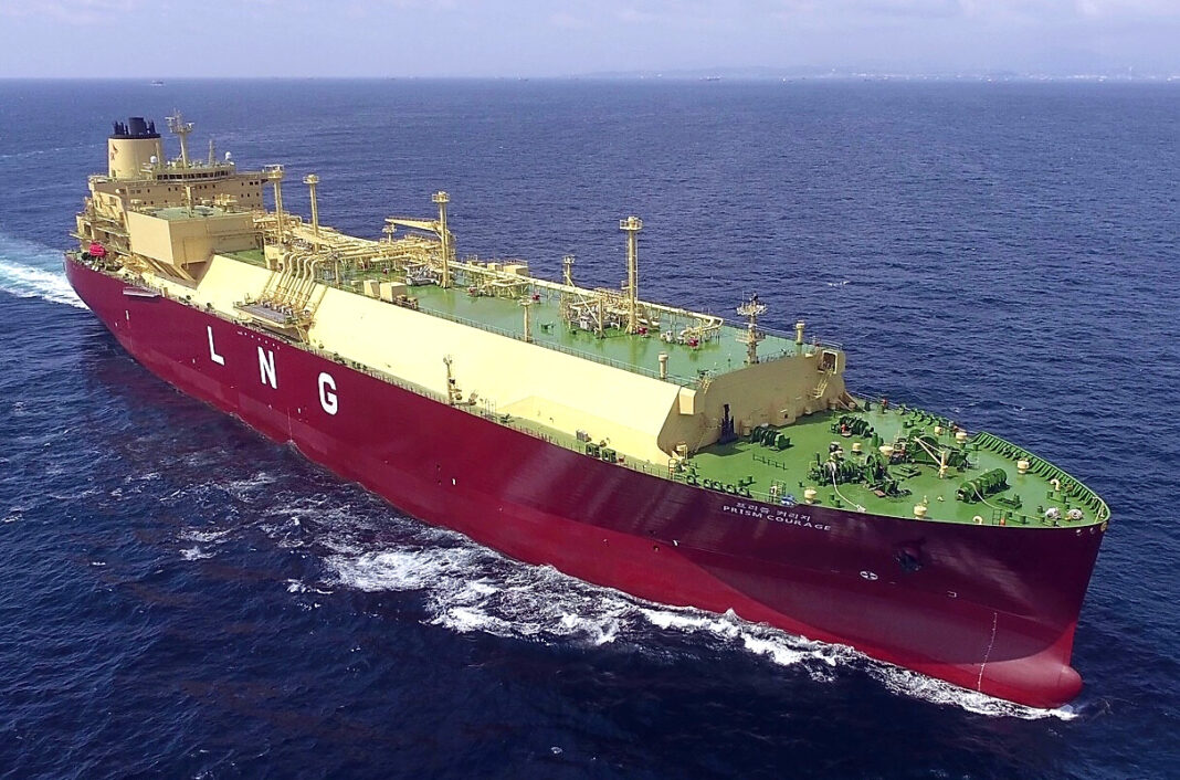 LNG tanker uses autonomous navigation technology