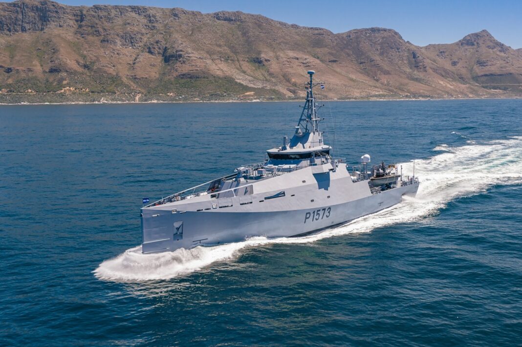 Damen Cape Town delivers third vessel to navy
