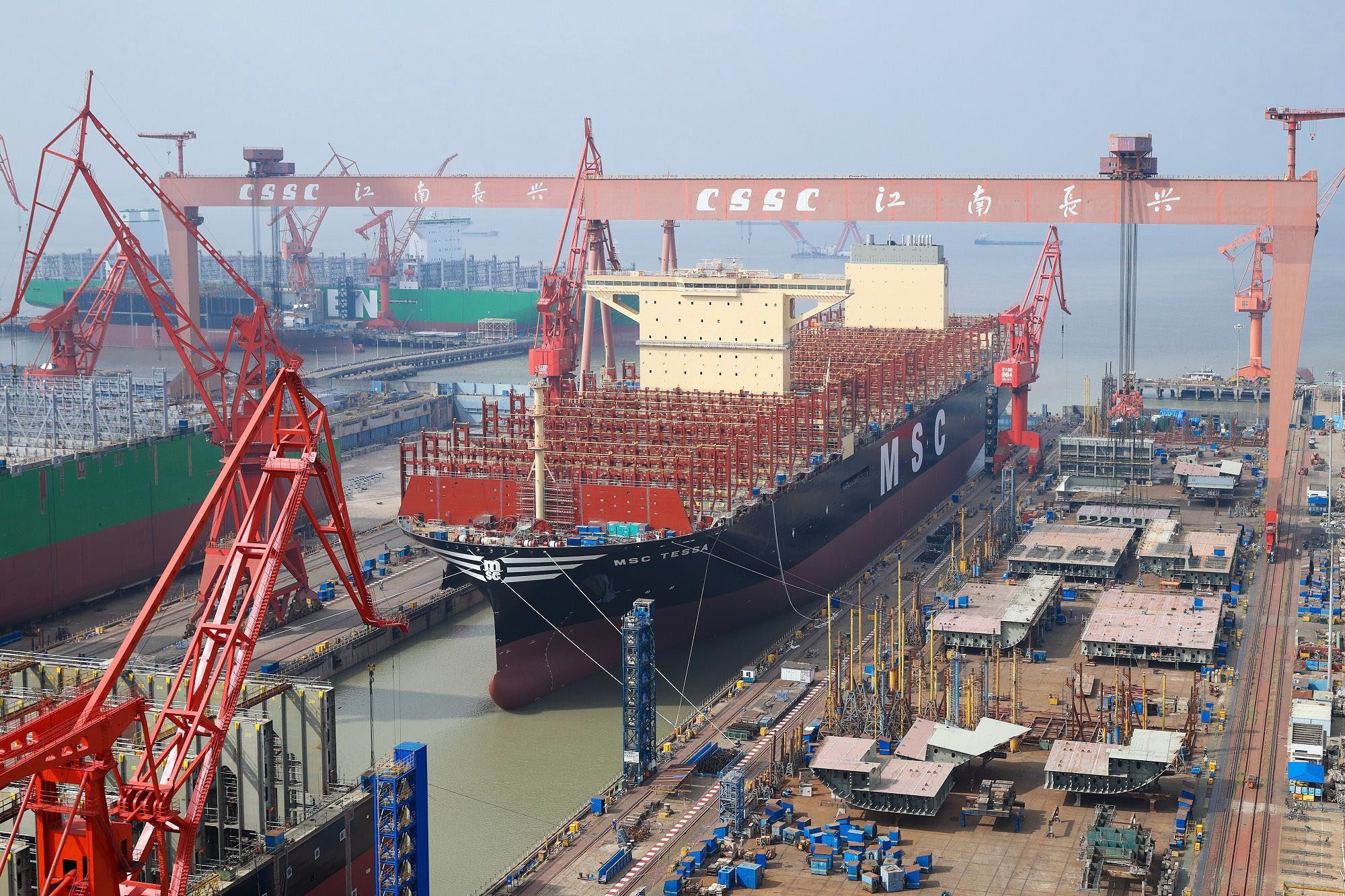 World's largest container ship launched in China - Ships Monthly