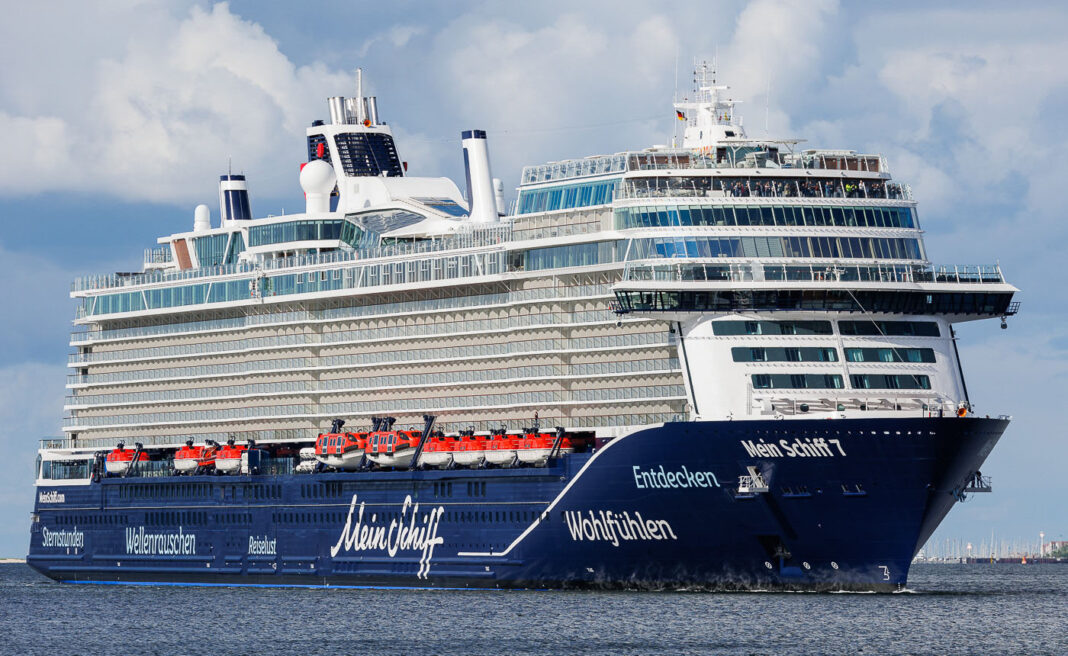 Mein Schiff 7 was delivered by Meyer Turku to TUI Cruises on 10 June 2024