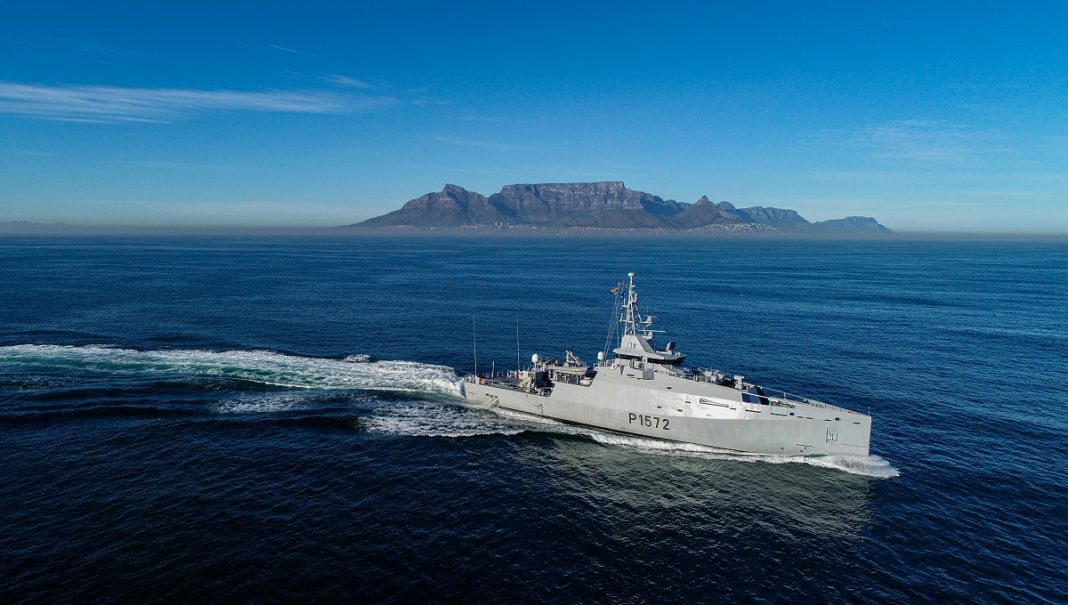 The South African Navy proudly named the second of three Multi Mission Inshore Patrol Vessels (MMIPVs) in Durban harbour on 27 October 2023.