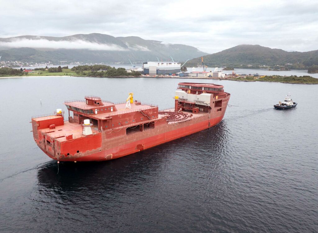 Outfitting of the Nexans Electra CLV begins at Ulstein Verft