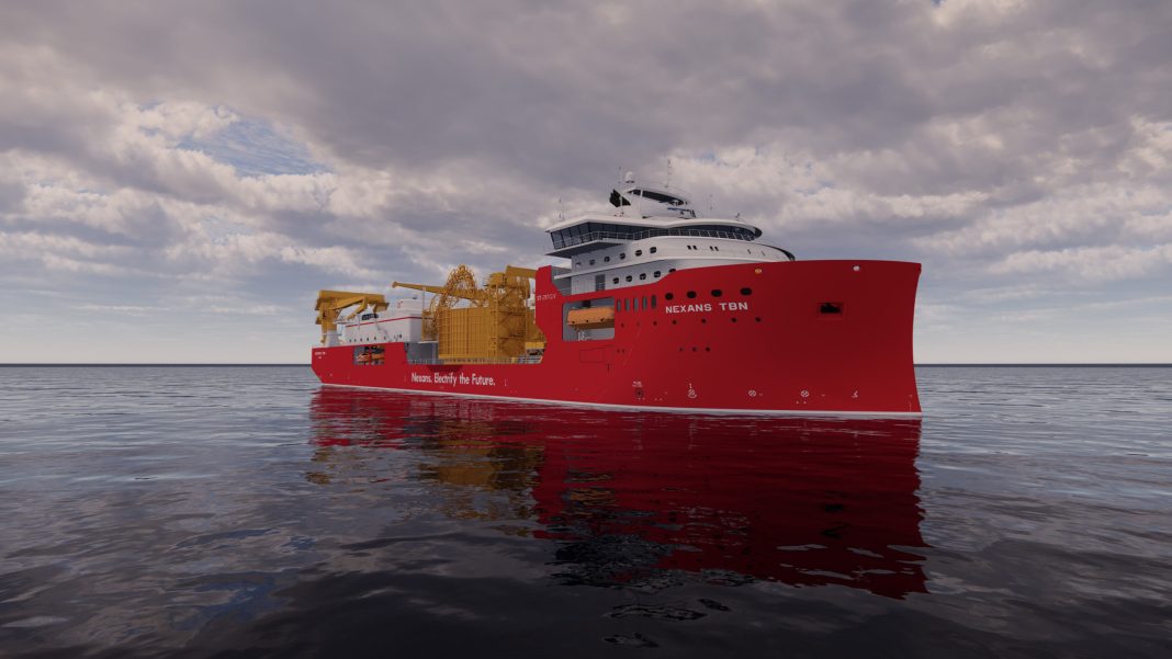 Ulstein Verft signs new shipbuilding contract on a cable laying vessel for Nexans