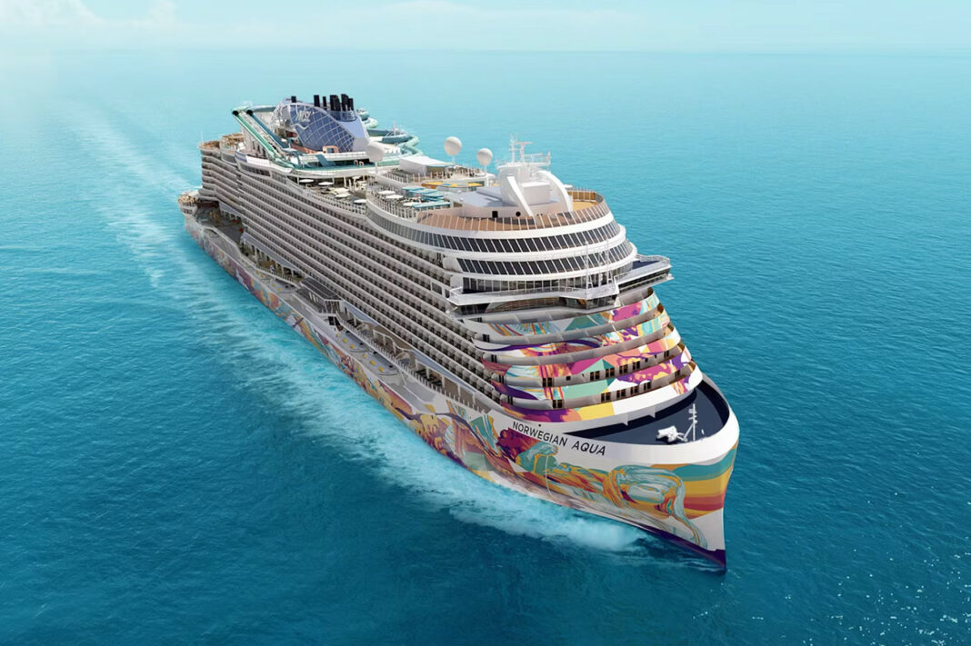 Fincantieri Delivers Norwegian Aqua to Norwegian Cruise Line