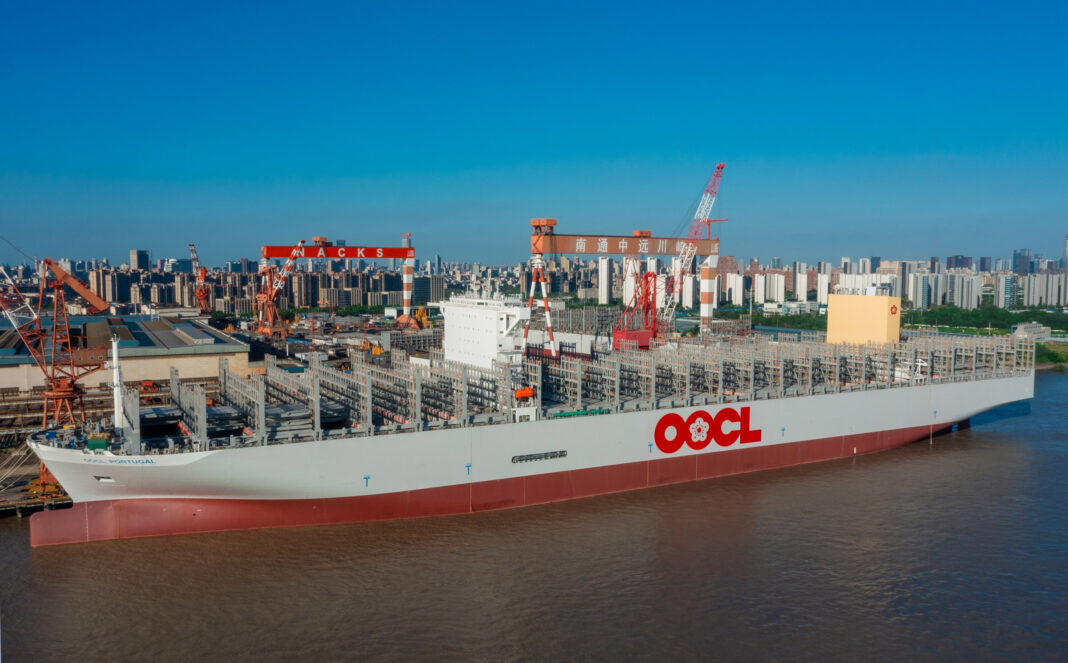 OOCL Celebrates the Naming of its last 24,188TEU Newbuilding