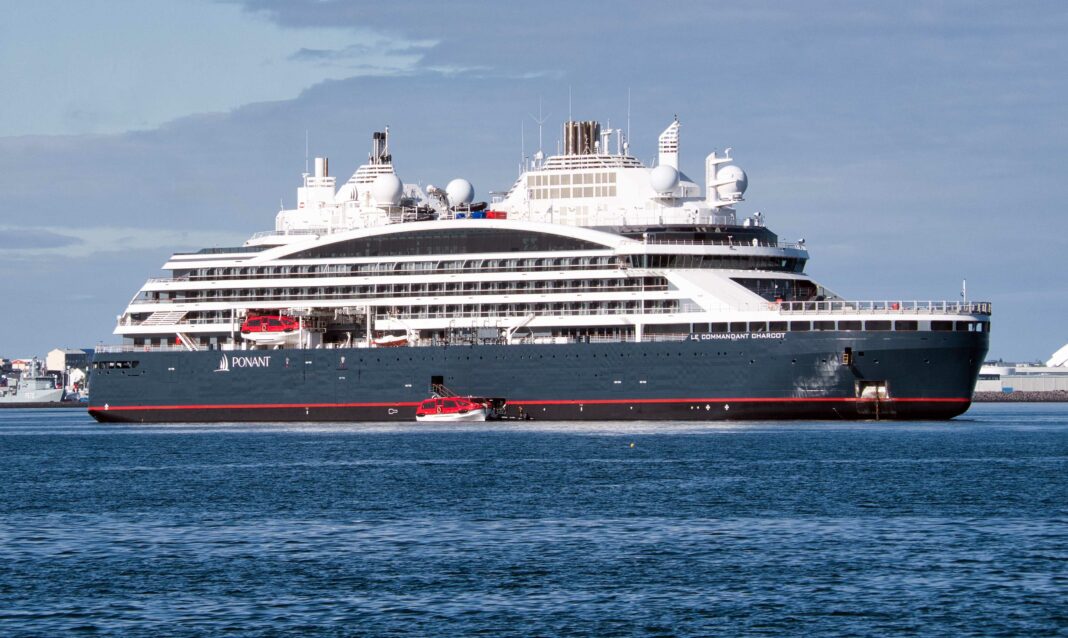 The ice-breaking cruise ship Le Commandant Charcot