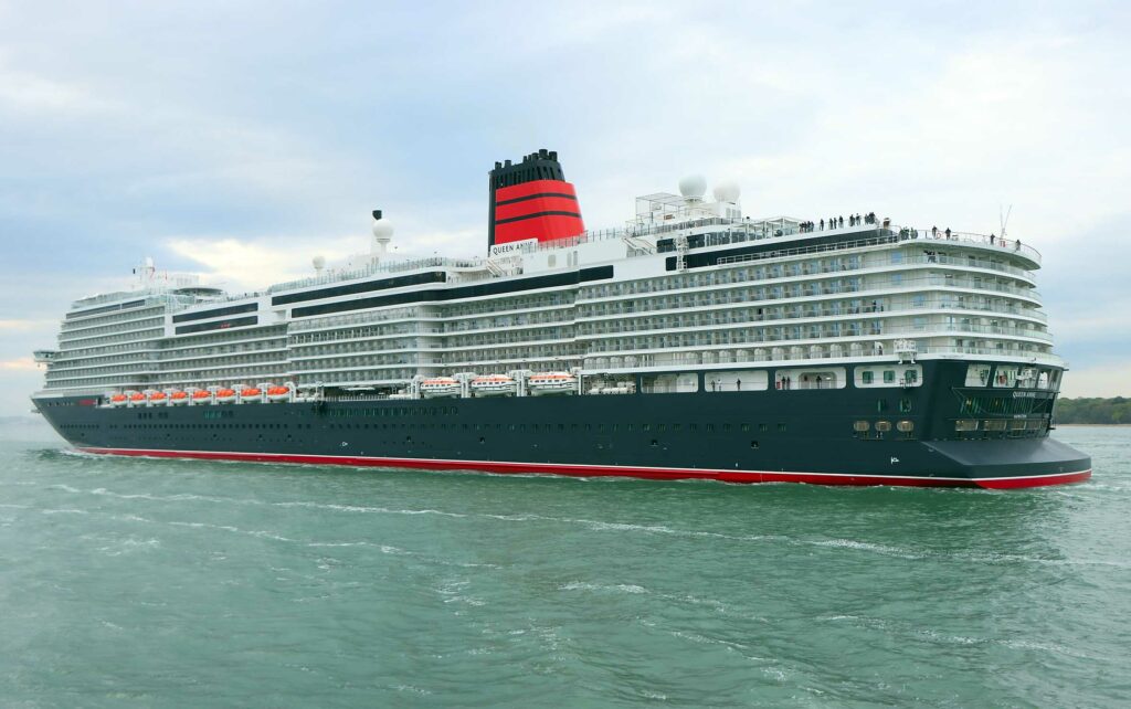Queen Anne's maiden Southampton arrival on 30 April 2024