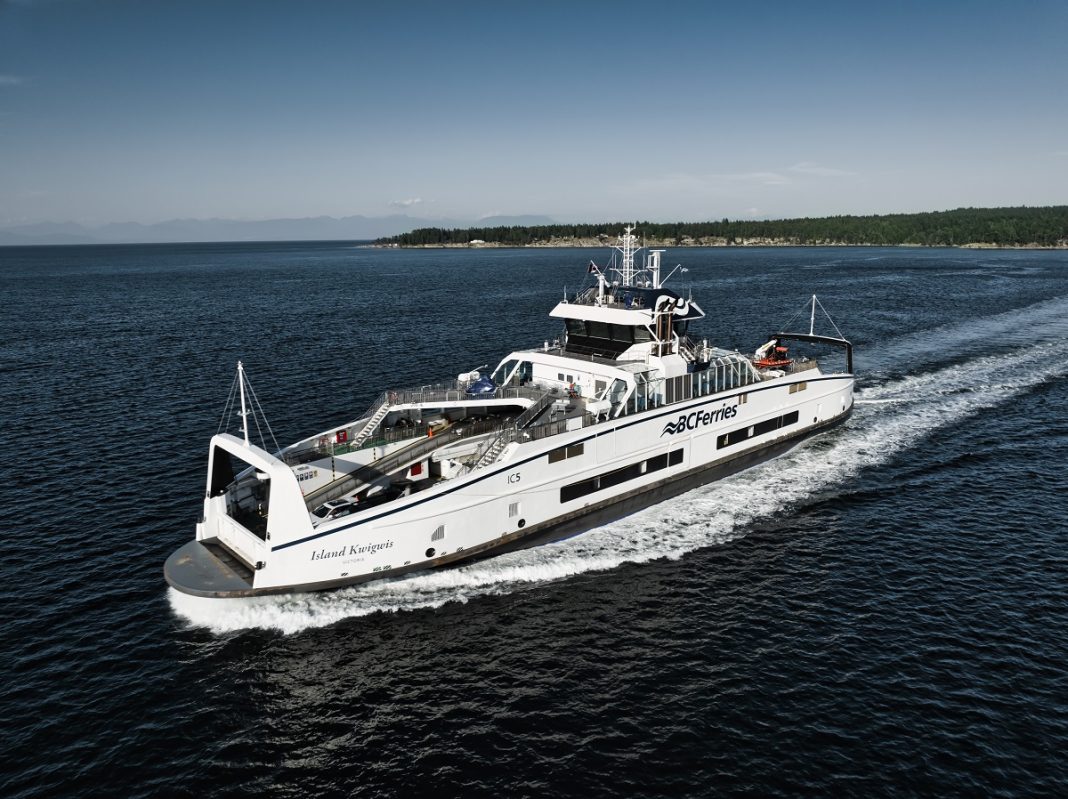 Damen Shipyards wins contract for the supply of four electric ferries to British Columbia