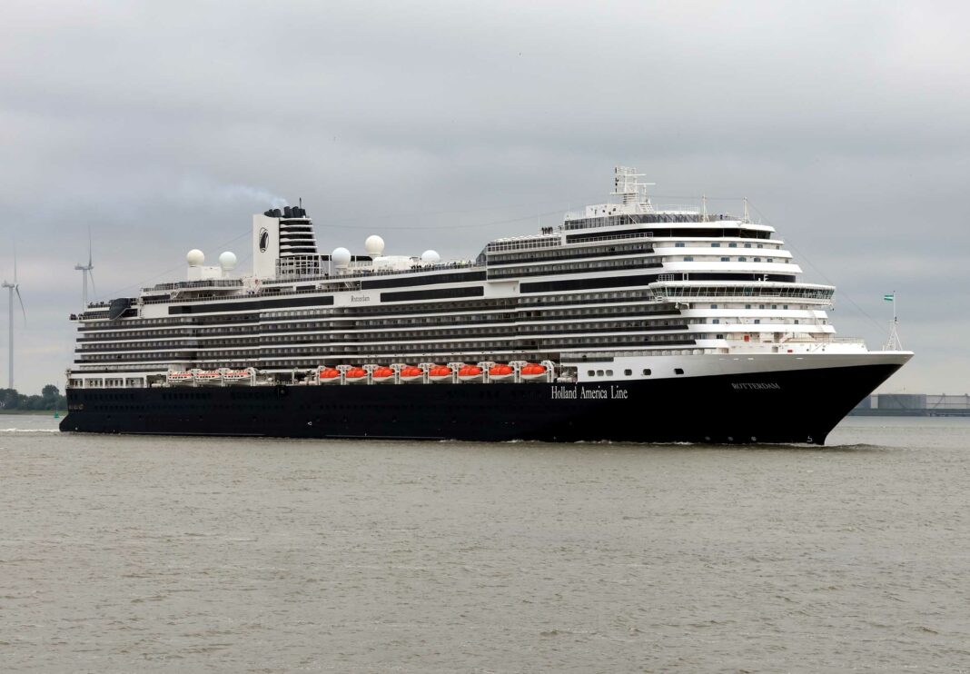 Rotterdam passing Hook of Holland in May 2024