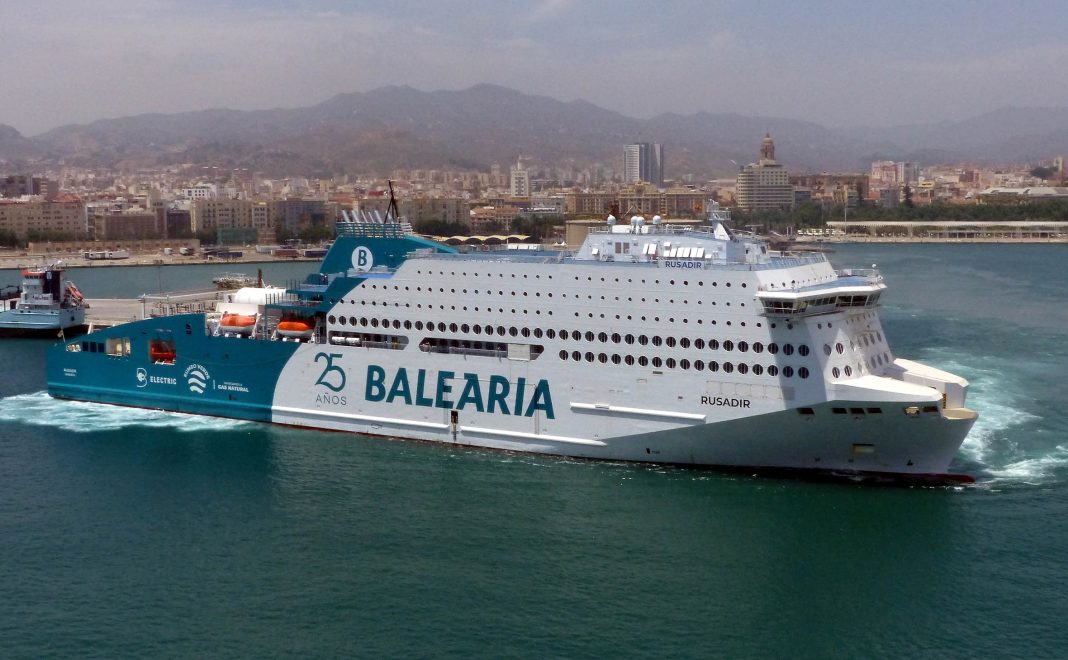 Spanish ferry operator Balearia buys the LNG dual-fuel ferry Rusadir