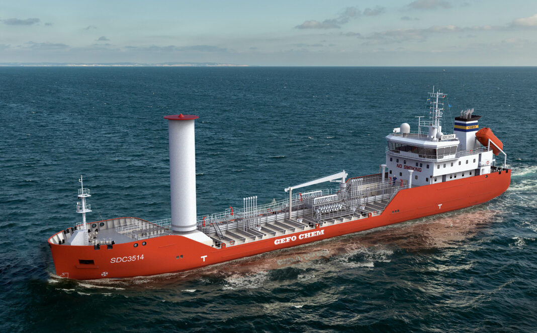 Norsepower to Install Rotor Sails on Six GEFO Newbuild Tankers