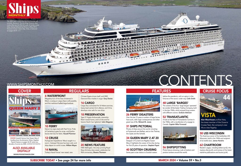 Ships Monthly contents March 2024