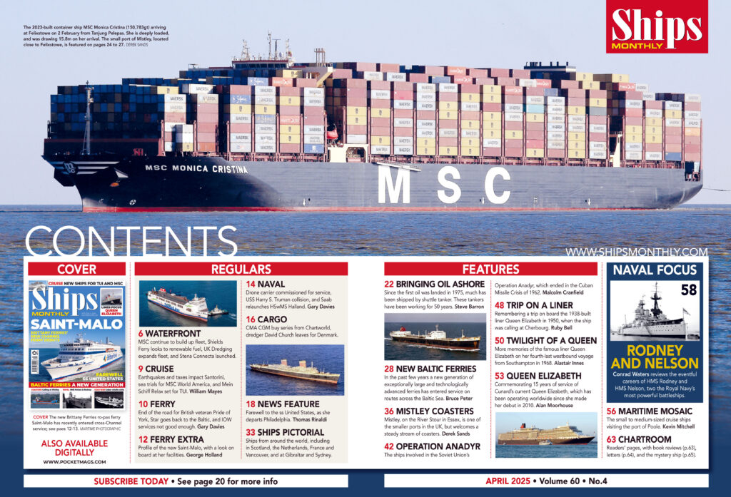 SHIPS MONTHLY April 2025