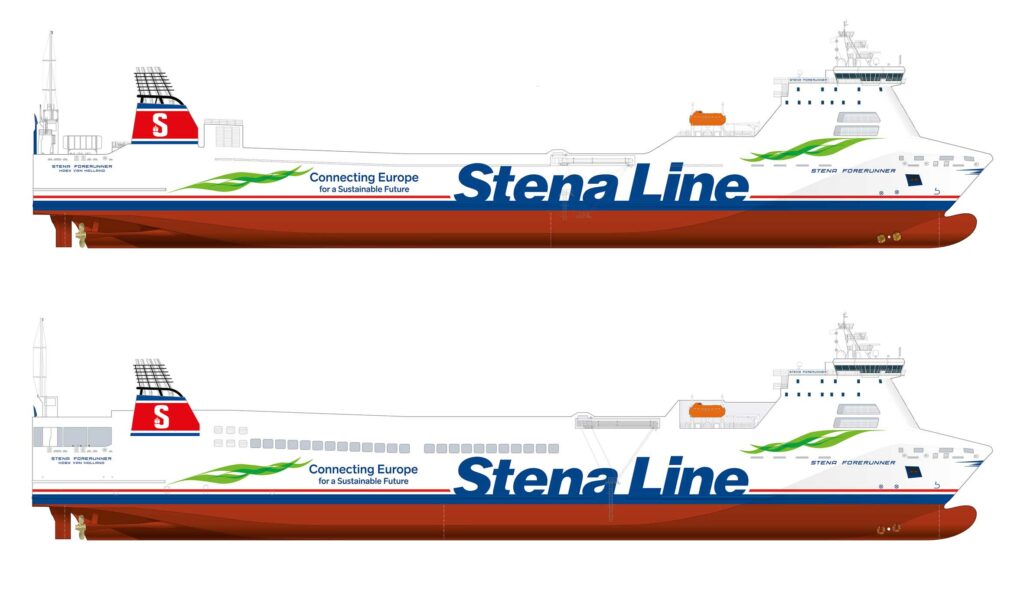 Stena Line to increase cargo capacity by 30 per cent on Stena Forerunner and Stena Foreteller