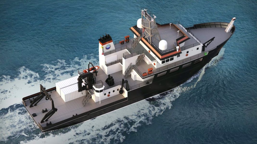 America’s Bollinger Shipyards at Houma, Louisiana expects to deliver the first of three oceanographic research ships