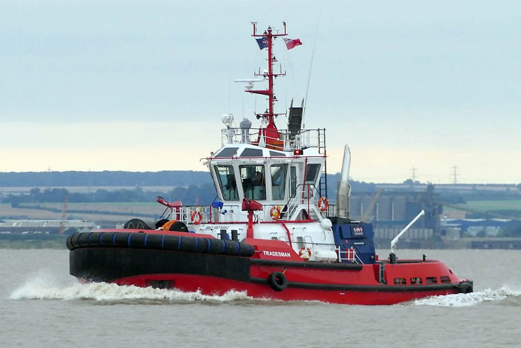 Hessle-based SMS Towage adds new tug Tradesman to its Humber fleet
