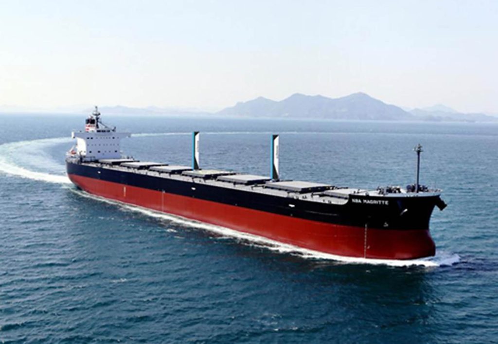 NYK Bulkship wind-assisted ship propulsion unit for bulk carrier ...