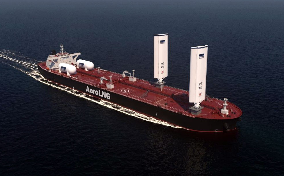 WinGD X-EL wins first hybrid integration project for wind-assisted vessels