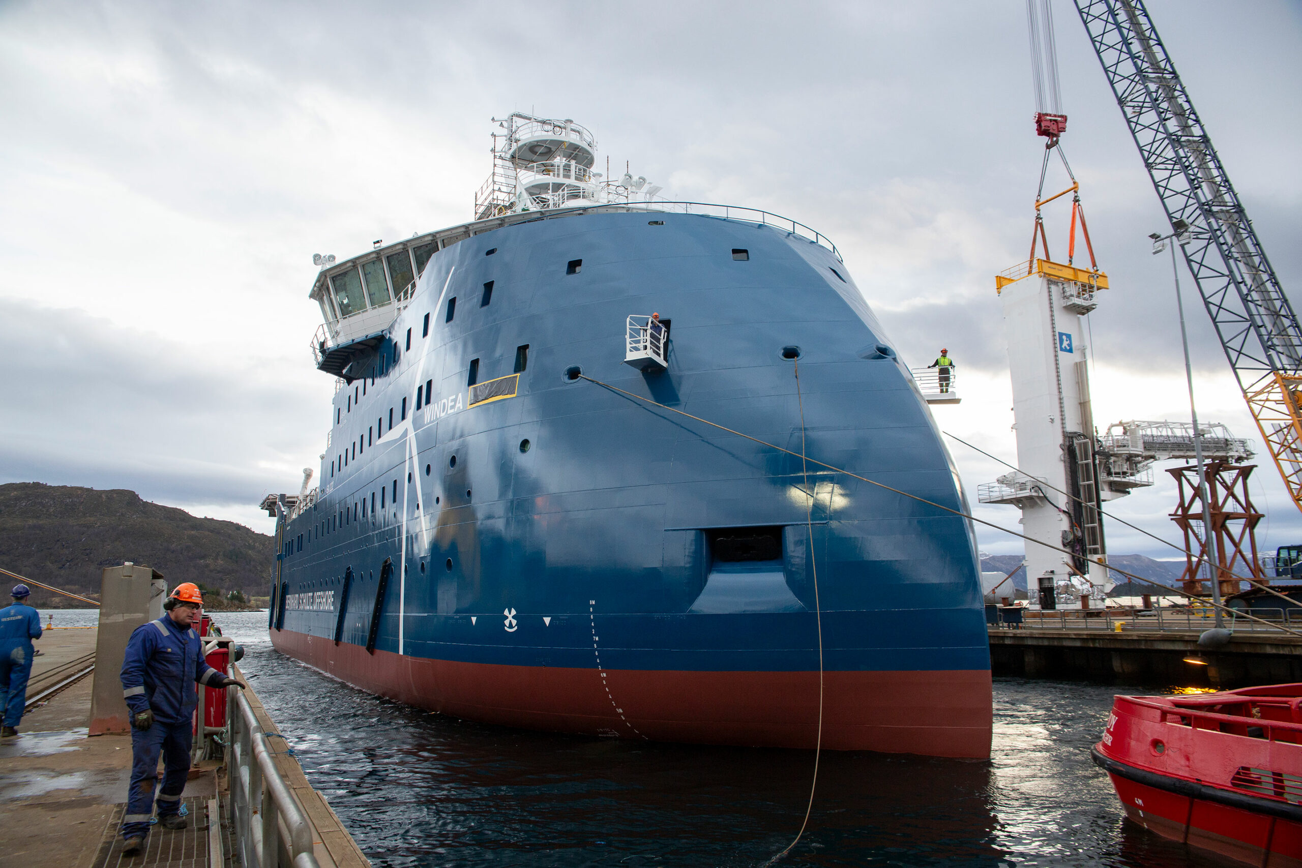 Yno 320 launch: A new era for BS Offshore and Ulstein Verft